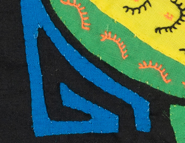 Multicolor Red And Chartruce Bird Molita