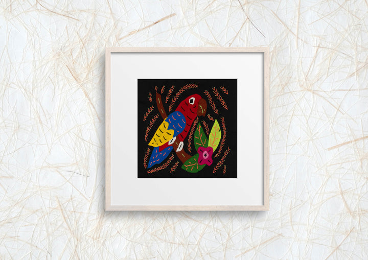 Multi-Color Parrot Bird Blue And Red Molita