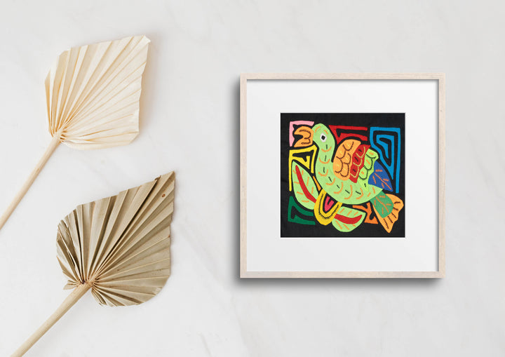 Multicolor Green And Orange Bird Molita