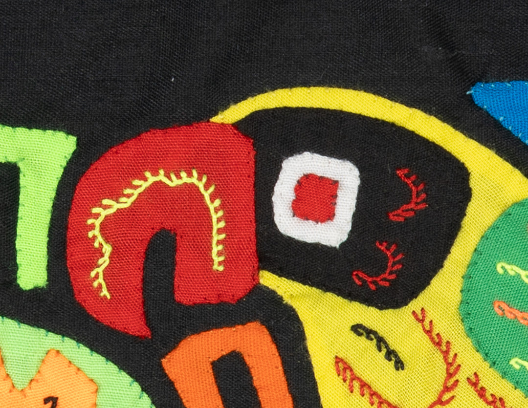 Multicolor Black And Chartruce Bird Molita