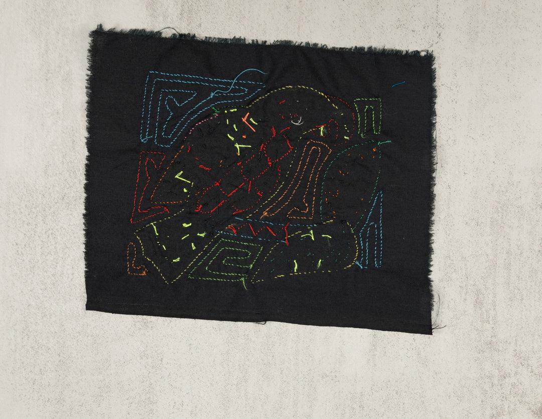 Multicolor Black And Chartruce Bird Molita