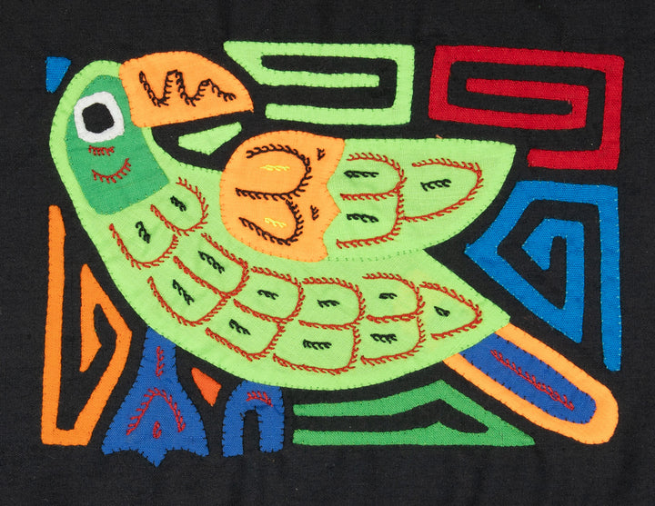 Multicolor Green And Orange Bird Molita