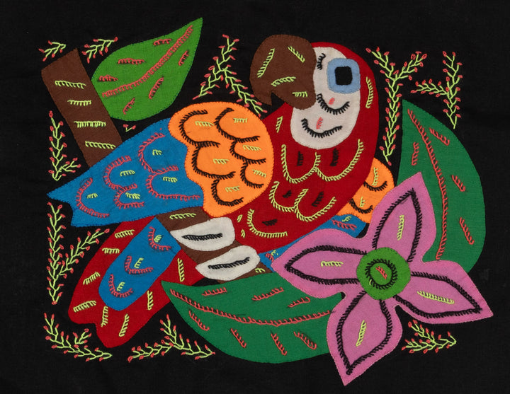 Multi-Color Parrot Bird Red And Blue Molita