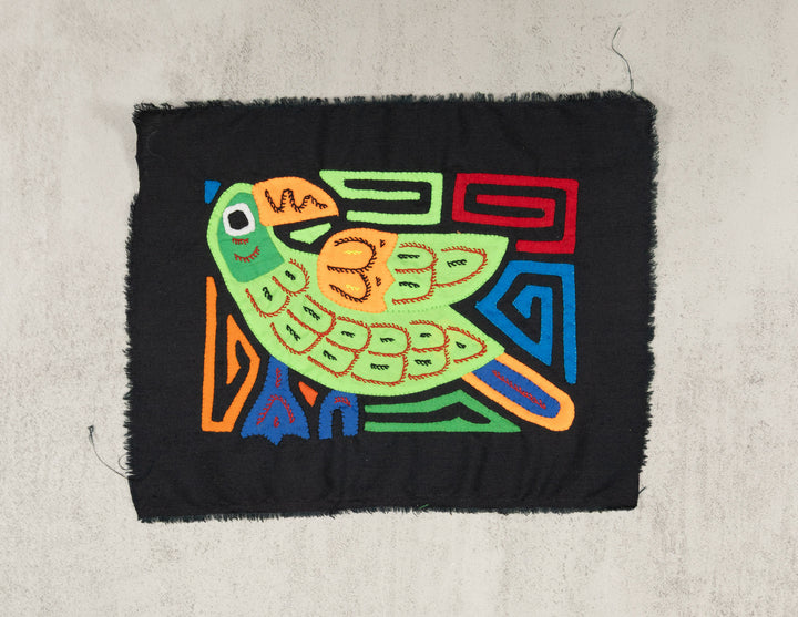 Multicolor Green And Orange Bird Molita