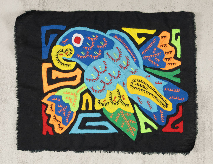 Multicolor Blue And Orange Bird Molita