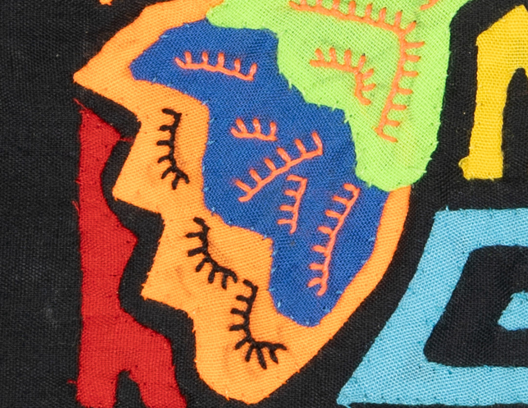 Multicolor Blue And Orange Bird Molita