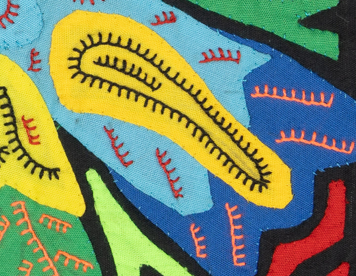 Multicolor Blue And Orange Bird Molita