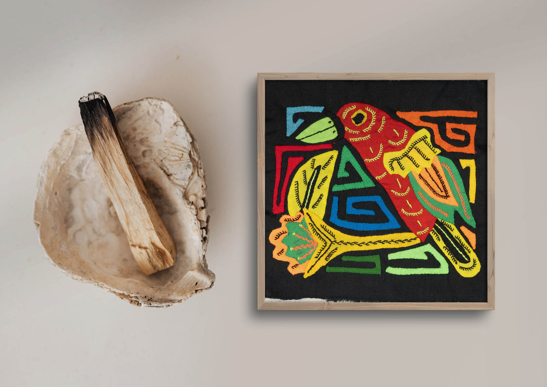 Multicolor Red And Yellow Bird Molita