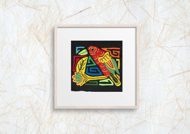 Multicolor Red And Yellow Bird Molita