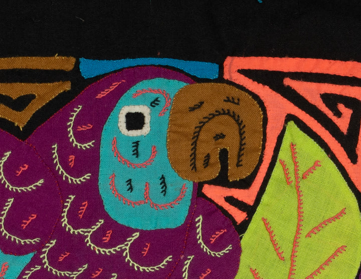 Multi-Color Parrot Bird Blue And Purple Molita