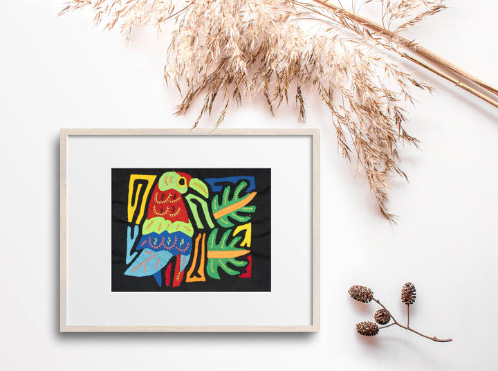 Multicolor Red And Blue Green Bird Molita