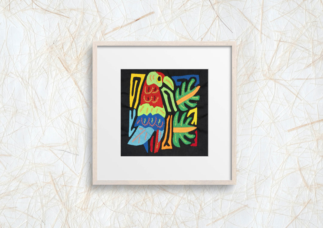 Multicolor Red And Blue Green Bird Molita