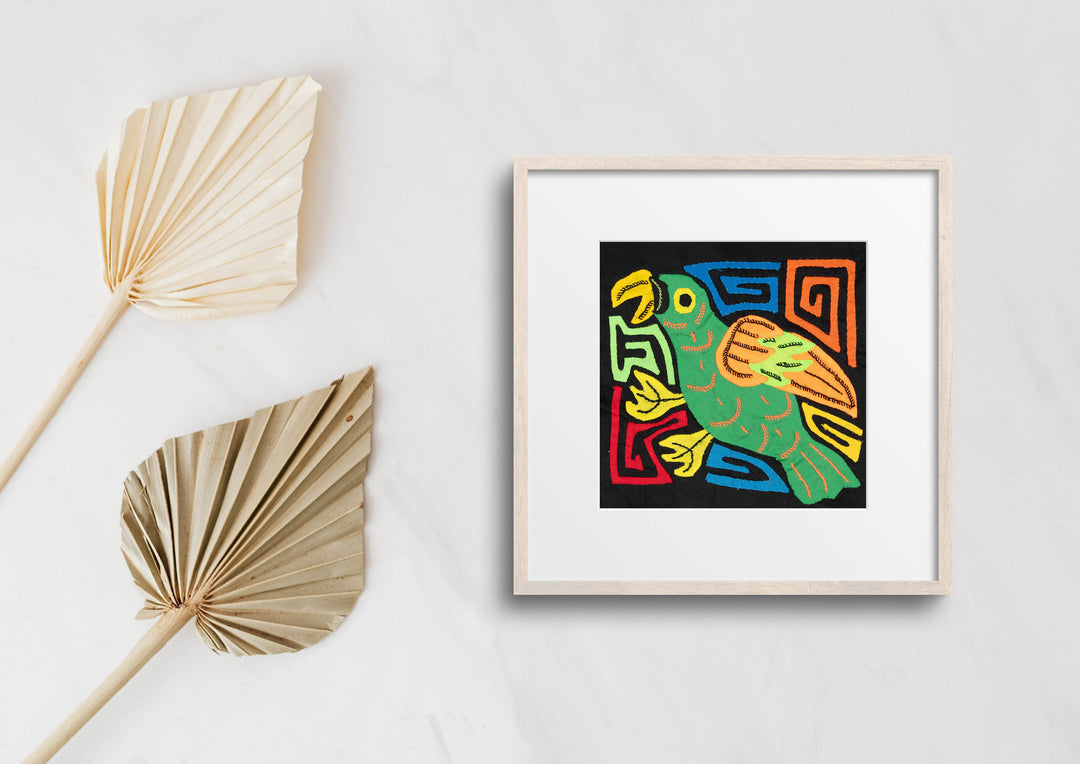 Multicolor Orange And Green Bird Molita