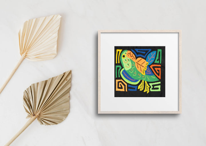 Multicolor Orange Blue And Green Bird Molita