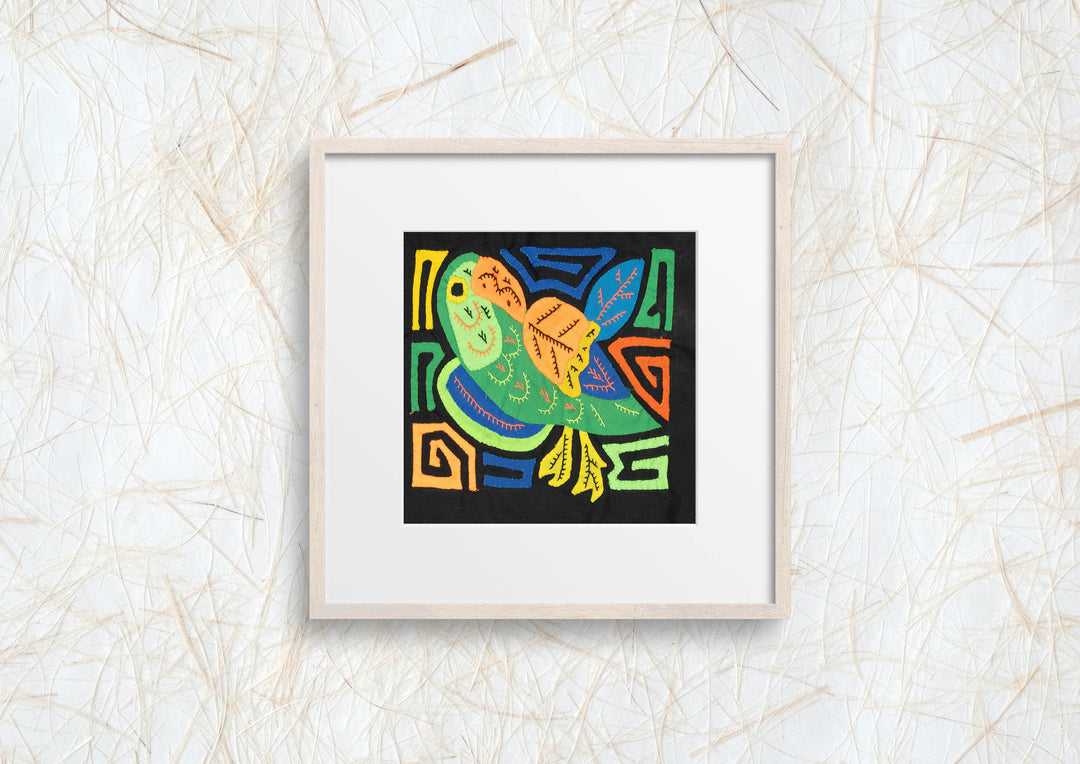 Multicolor Orange Blue And Green Bird Molita