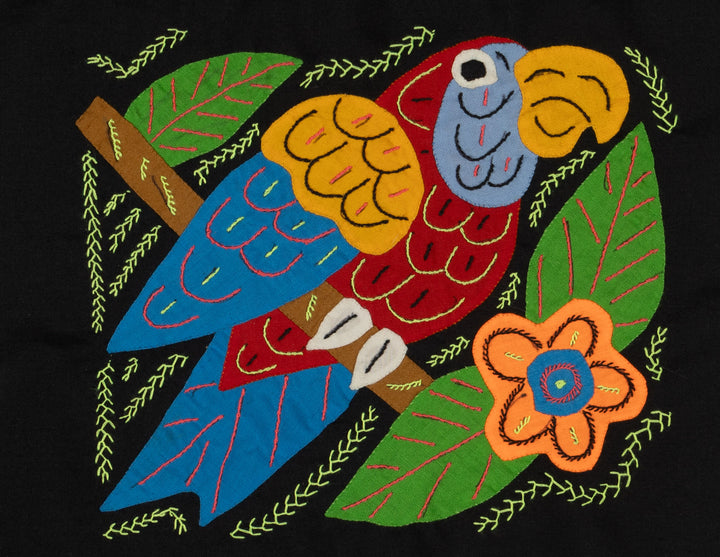 Multi-Color Parrot Bird Red And Blue Molita