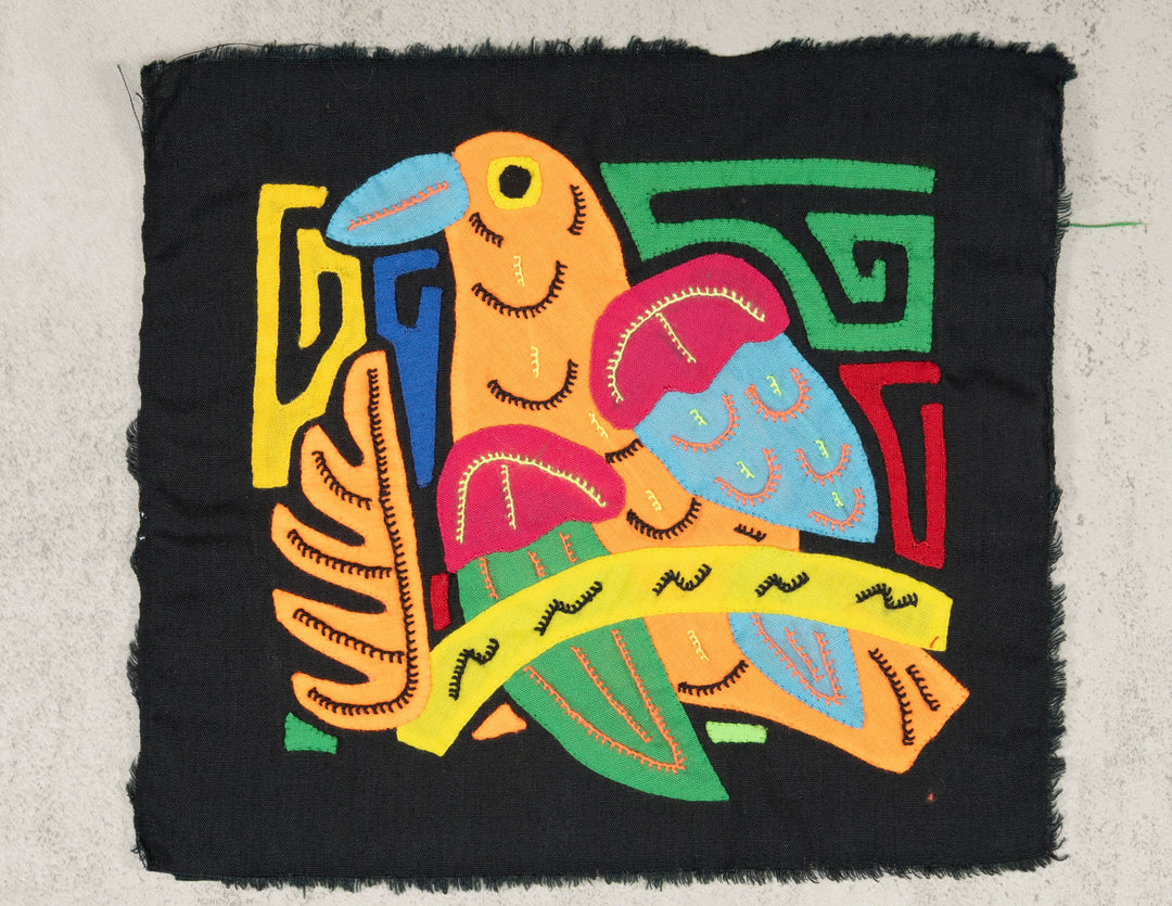 Orange Blue And Red Bird Molita