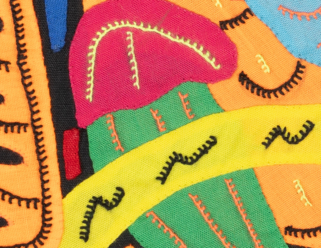 Orange Blue And Red Bird Molita