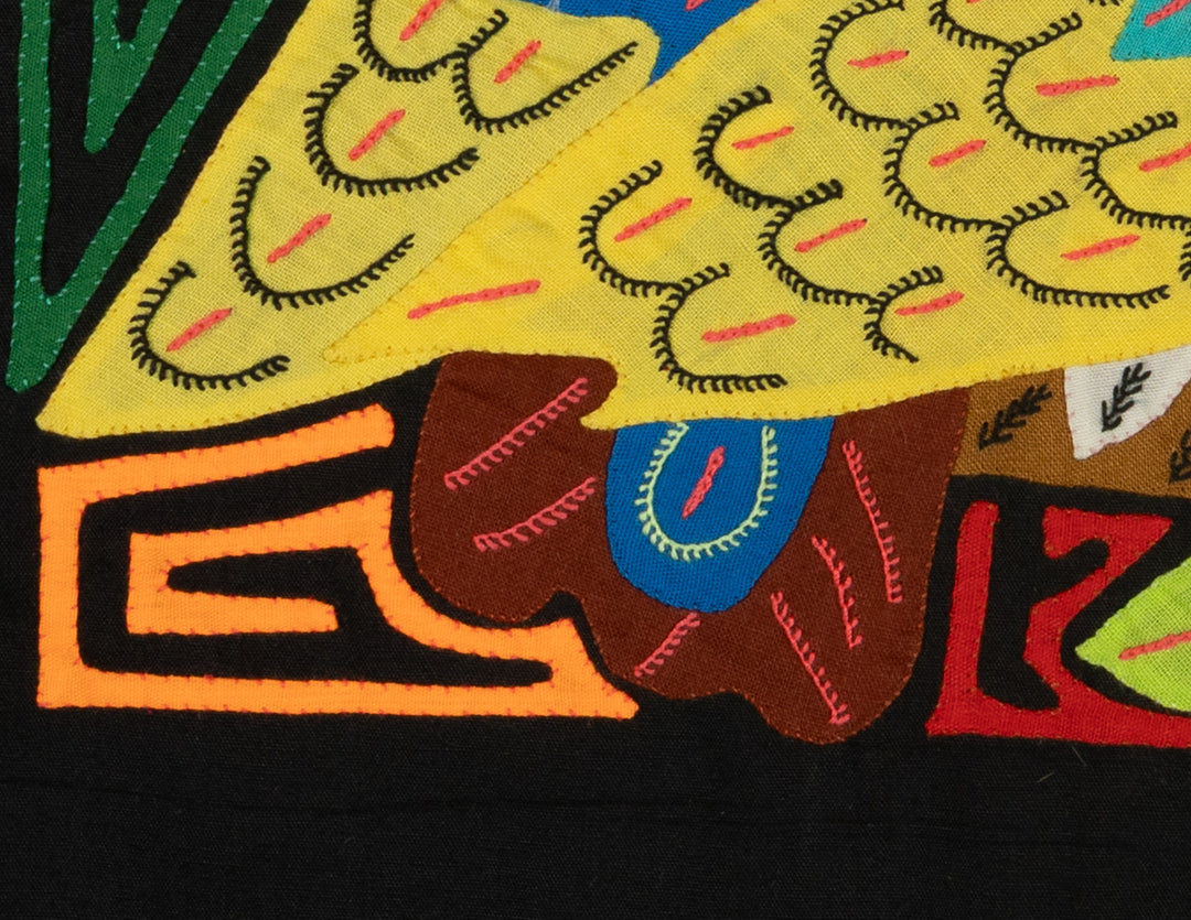 Multi-Color Parrot Bird Yellow And Brown Molita