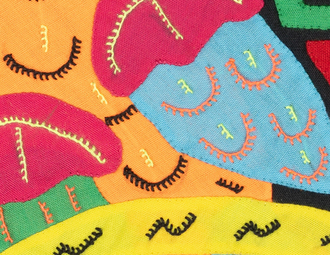 Orange Blue And Red Bird Molita