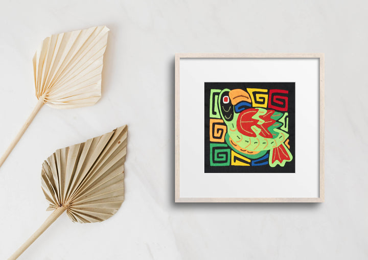 Green And Red Bird Molita