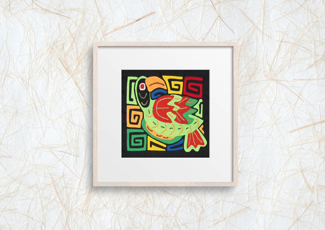 Green And Red Bird Molita