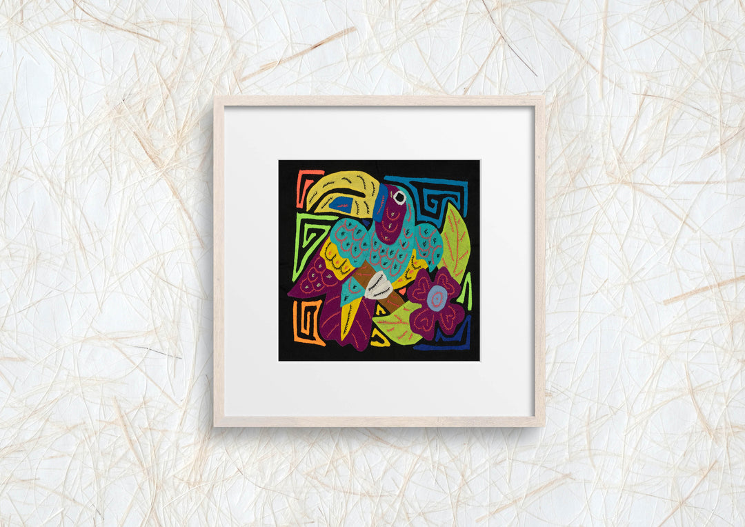 Multi-Color Toucan Bird Blue And Purple Molita