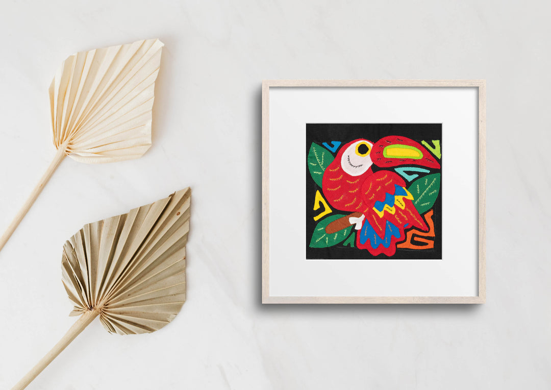 Multicolor Red And Blue Toucan Bird Molita