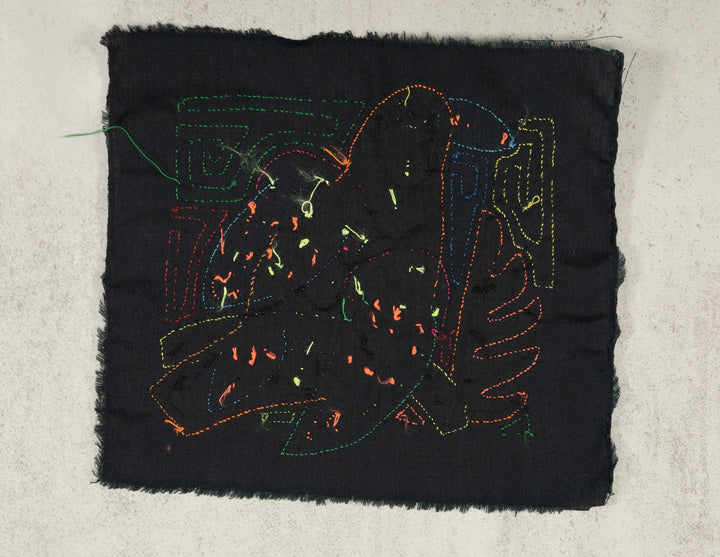 Orange Blue And Red Bird Molita