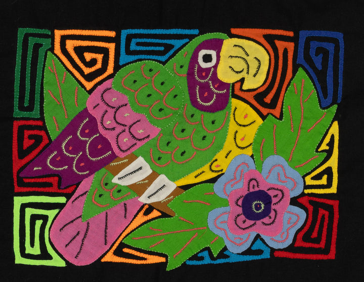 Multi-Color Parrot Bird Green And Pink Molita