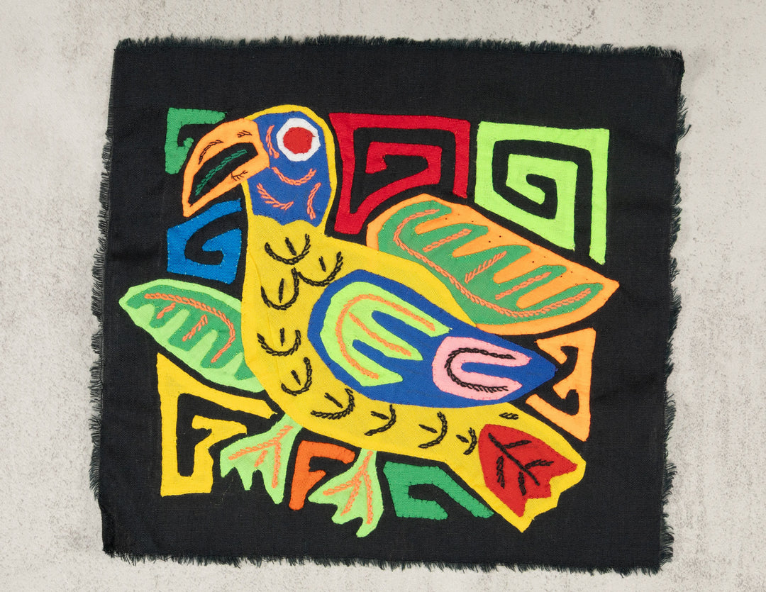 Orange Blue And Red Bird Molita