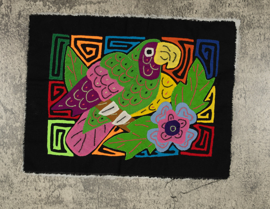 Multi-Color Parrot Bird Green And Pink Molita