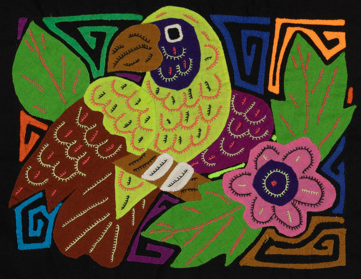 Multi-Color Parrot Bird Green And Brown Molita