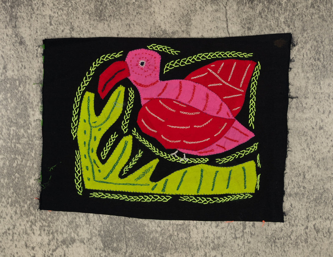 Multi-Color Parrot Bird Red And Pink Molita