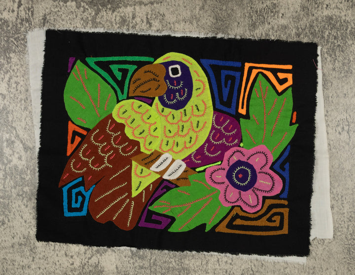 Multi-Color Parrot Bird Green And Brown Molita