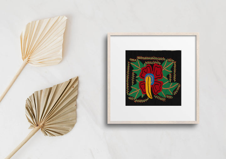 Multi-Color Flower Red And Green Molita