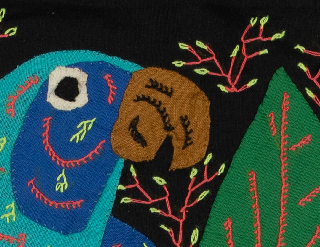 Multi-Color Parrot Bird Blue And Orange Molita