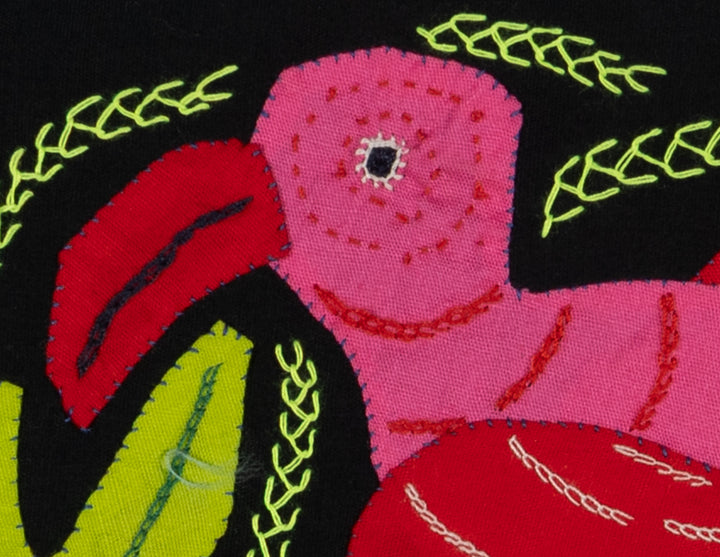 Multi-Color Parrot Bird Red And Pink Molita