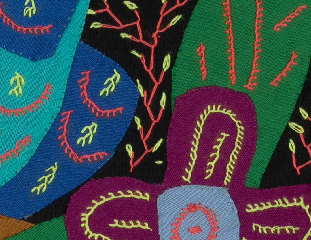 Multi-Color Parrot Bird Blue And Orange Molita