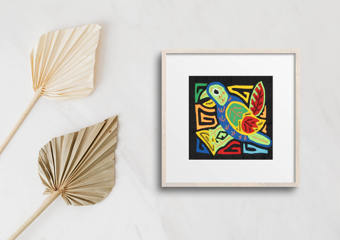 Multicolor Green Blue And Red Bird Molita