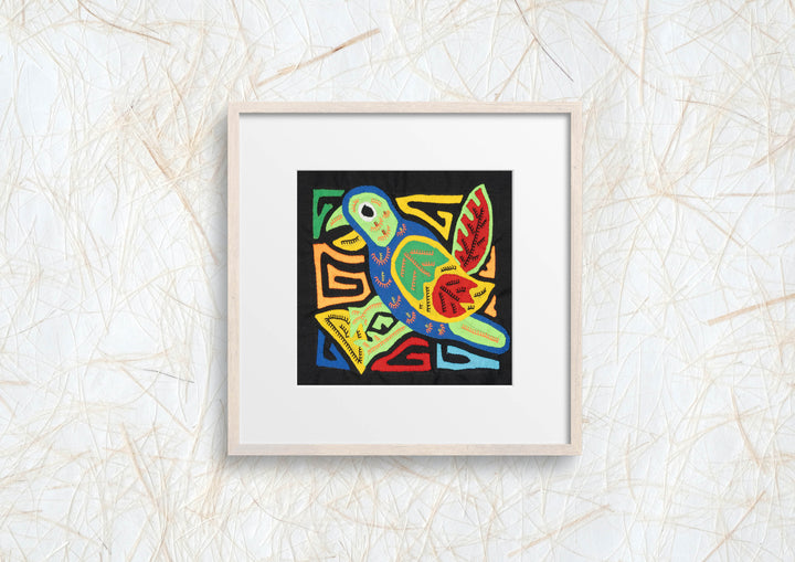 Multicolor Green Blue And Red Bird Molita