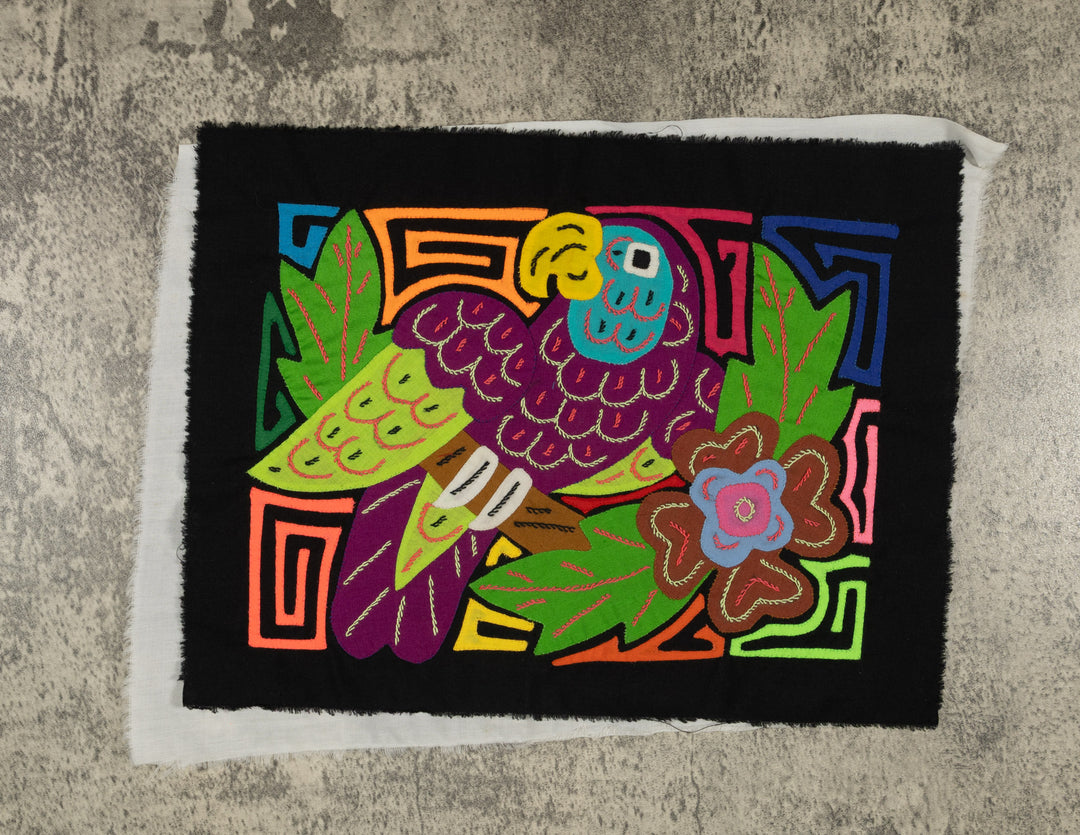 Multi-Color Parrot Bird Green And Purple Molita