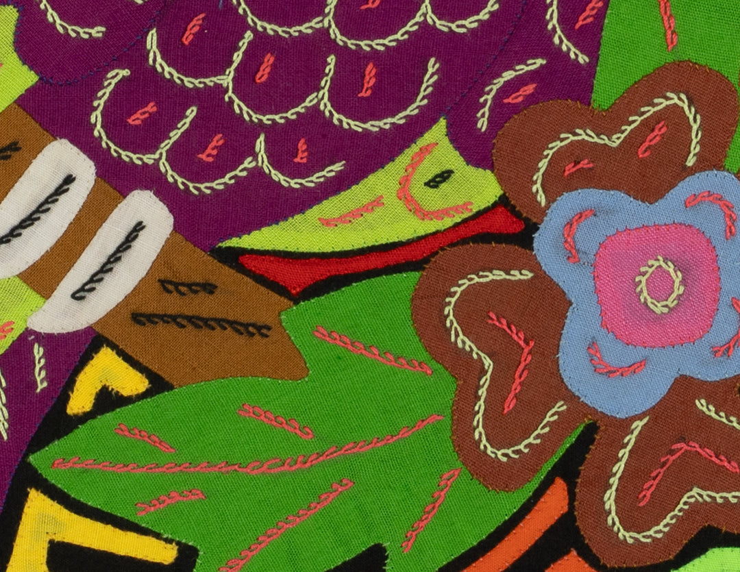 Multi-Color Parrot Bird Green And Purple Molita