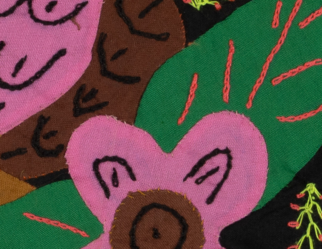 Multi-Color Toucan Bird Pink And Brown Molita