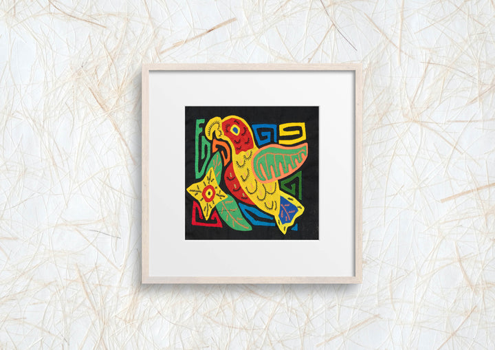 Multicolor Red And Yellow Bird Molita