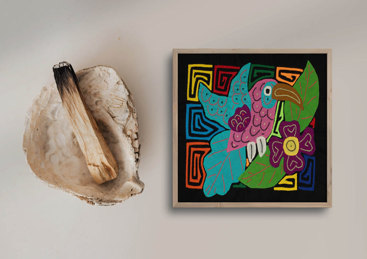 Multi-Color Hummingbird Bird Blue And Pink Molita