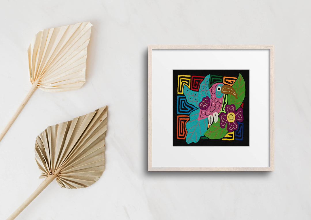 Multi-Color Hummingbird Bird Blue And Pink Molita