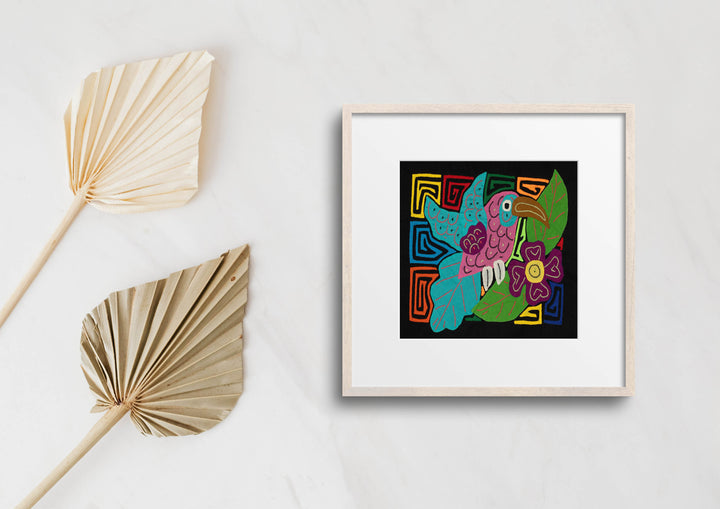 Multi-Color Hummingbird Bird Blue And Pink Molita