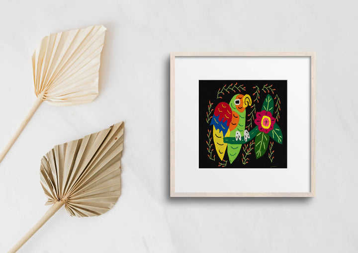 Multi-Color Parrot Bird Red And Green Molita