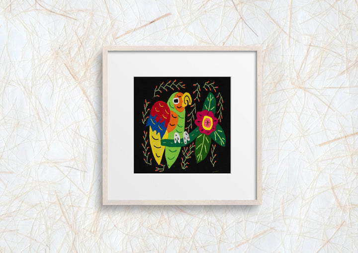 Multi-Color Parrot Bird Red And Green Molita